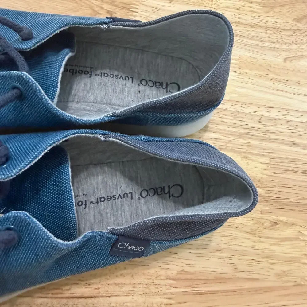 Chaco Men's Chillos Sneaker Ocean Blue Mens Size 9 JCH108465 NEW Slip On